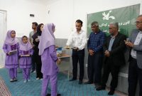 برگزاری آیین گرامیداشت روز هوای پاک در دبستان تختی هاله با مشارکت پتروشیمی مروارید