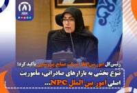 تنوع بخشی به بازارهای صادراتی، مأموریت اصلی امور بین الملل NPC تنوع بخشی به بازارهای صادراتی، مأموریت اصلی امور بین الملل NPC