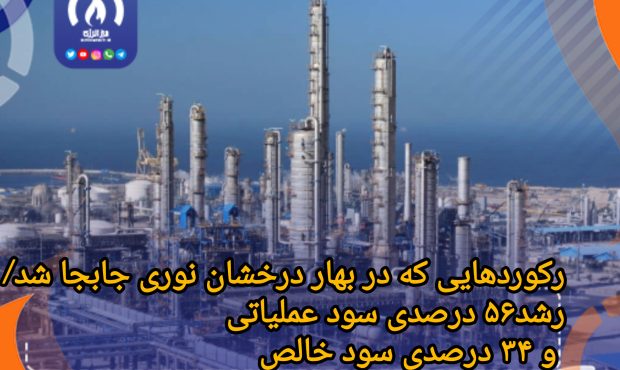 رکوردهایی که در بهار درخشان نوری جابجا شد/ رشد۵۶ درصدی سود عملیاتی و ۳۴ درصدی سود خالص