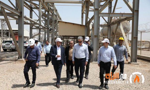 چاه ۳۳ میدان دارخوین برای نخستین بار تولیدی شد چاه ۳۳ میدان دارخوین برای نخستین بار تولیدی شد