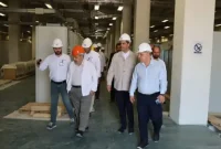 بازدید رئیس هیئت‌مدیره پتروفرهنگ از روند پیشرفت پروژه پتروشیمی سیراف انرژی