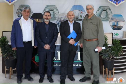 نشست سرپرست شرکت مخازن سبز پتروشیمی عسلویه با مدیر تولید شرکت ملی صنایع پتروشیمی
