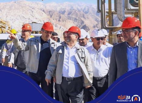 بازدید میدانی محمد شریعتمداری و مدیران ارشد گروه صنایع پتروشیمی خلیج فارس از شرکت پتروشیمی هنگام