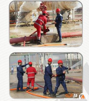 آزمون میدانی مدیریت بحران در پتروشیمی آبادان