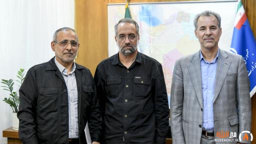 آیین تکریم و معارفه فرماندهان مرکز مقاومت بسیج وزارت نفت