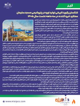 تولید اوره در سه‌ماهه نخست ۱۴۰۵ به ۲۲۹ هزار تن رسید