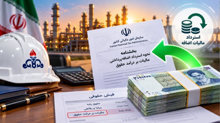 خبر مهم برای کارکنان نفت؛ مالیات اضافه حقوق و مزایا قابل استرداد است