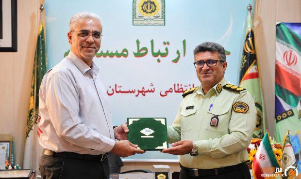 دیدار مدیرعامل مخازن سبز پتروشیمی عسلویه با فرمانده انتظامی؛ تأکید بر همکاری‌های مشترک